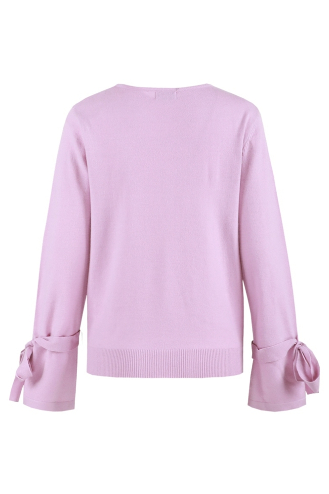 QUINTY KNIT SWEATER 25NLF02 829 DUSTY MAUVE